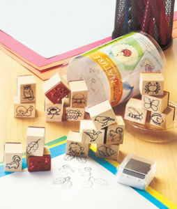 Wood-block-stamps