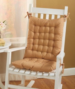 Rocking Chair Cushion Set is a cozy touch for your favorite seat. 