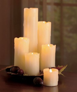 Trade your real candles for this Set of 6 LED Candles for the safety of your children or pets.
