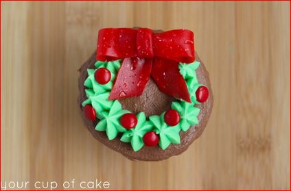 wreath-cupcakes