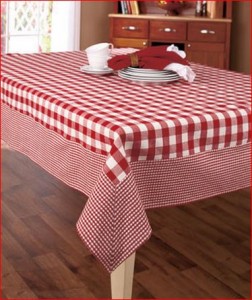 checked-tablecloth