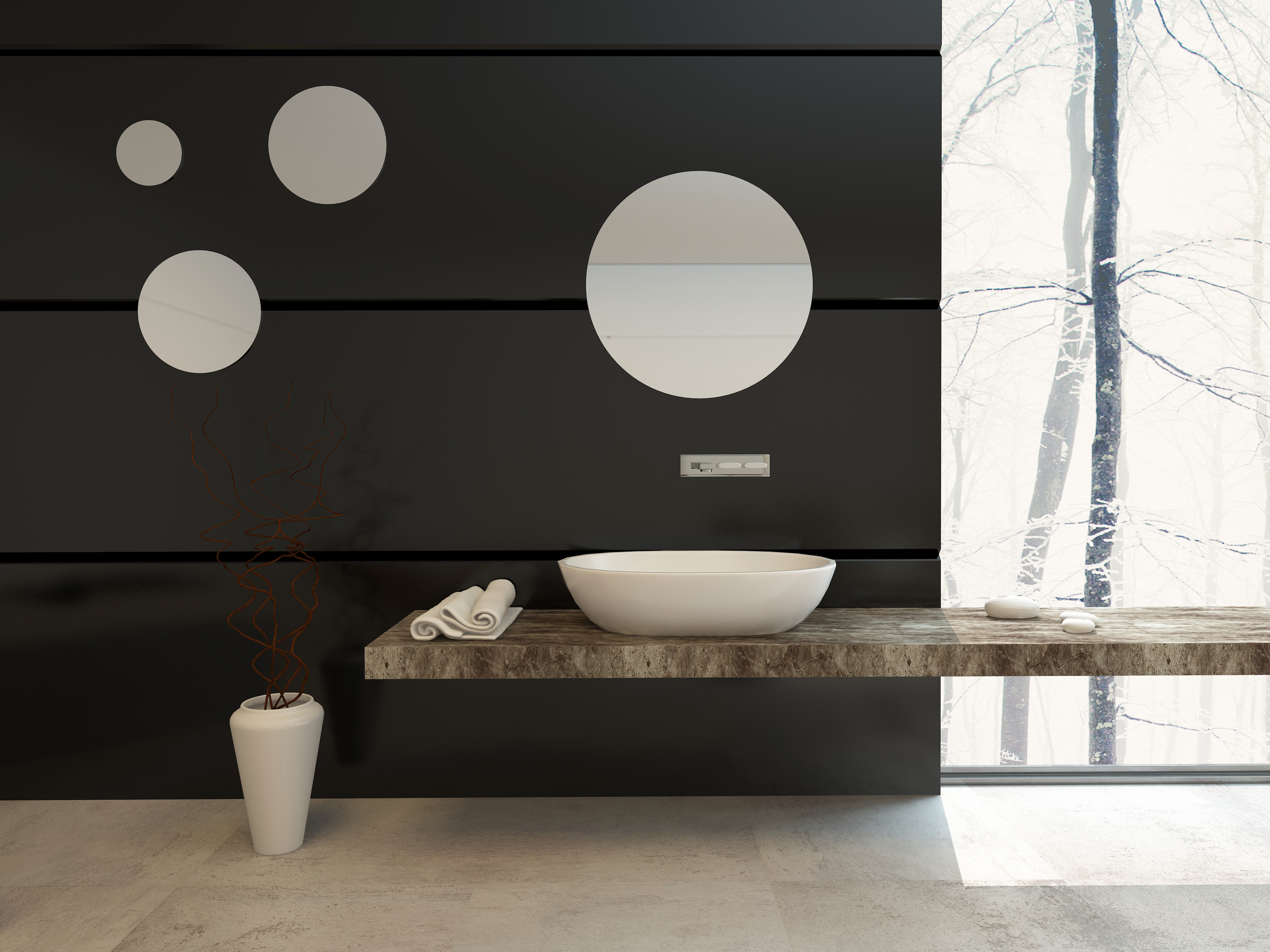 modern-bathroom-decor-black-wall