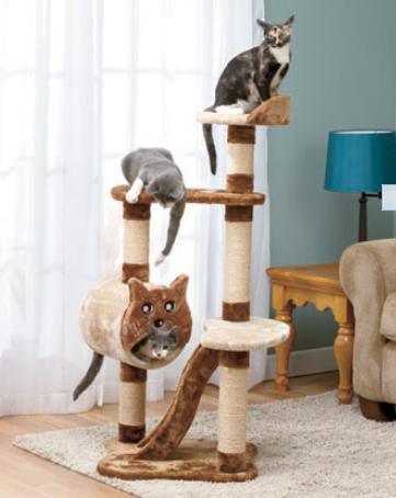 four-foot-multilevel-cat-tower-with-scratchers