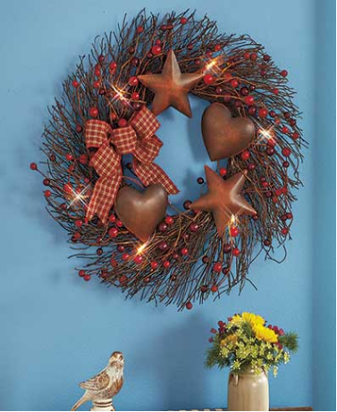 lighted-country-spray-or-wreath