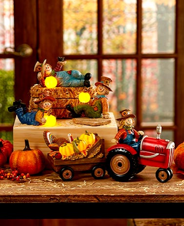 lighted-scarecrow-figurines-pumpkin-decorations