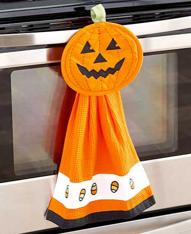 pumpkin-2-piece-halloween-kitchen-set-pumpkin-decorations