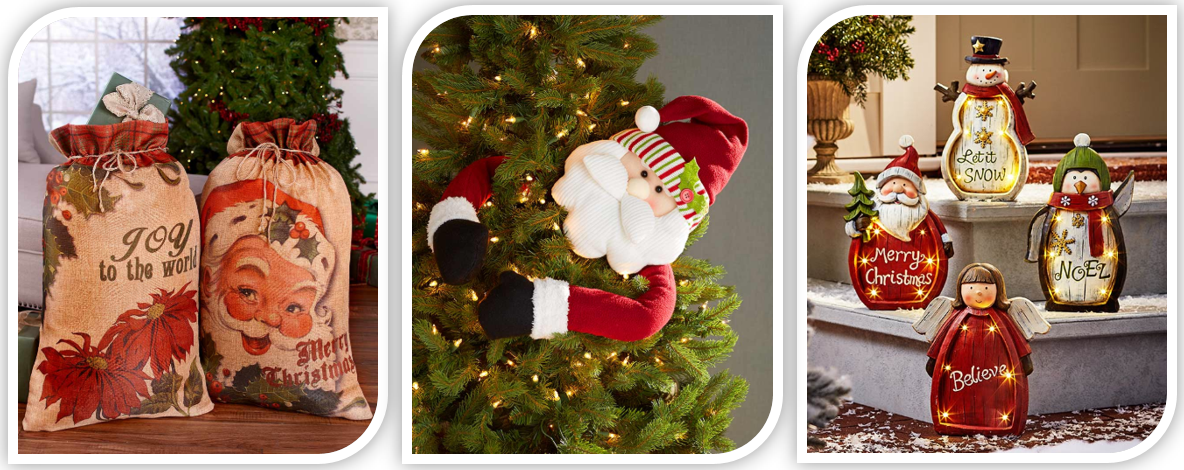 Here Comes Santa Claus - 12 Ways to Showcase Santa in Your Home