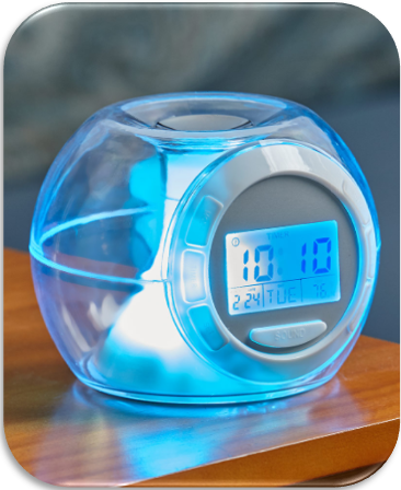 Color-Changing Alarm Clock with Nature Sounds