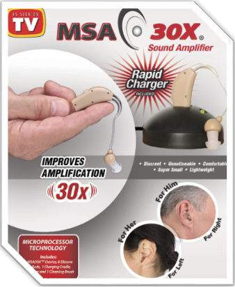 MSA 30X Discreet Sound Amplifier