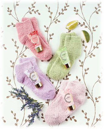 Cozy Sock and Lotion Gift Boxed Set