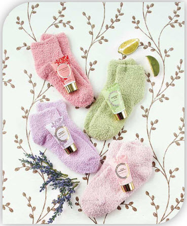 Cozy Sock and Lotion Gift Boxed Sets