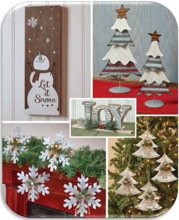 Farmhouse Country Christmas Decorations