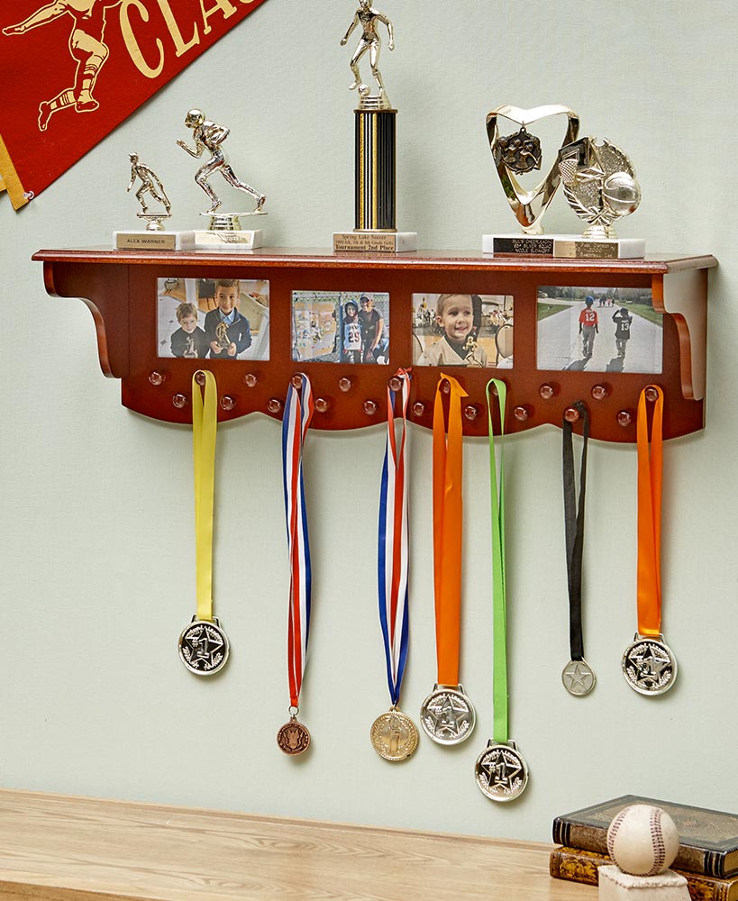 Sports Trophy Shelf