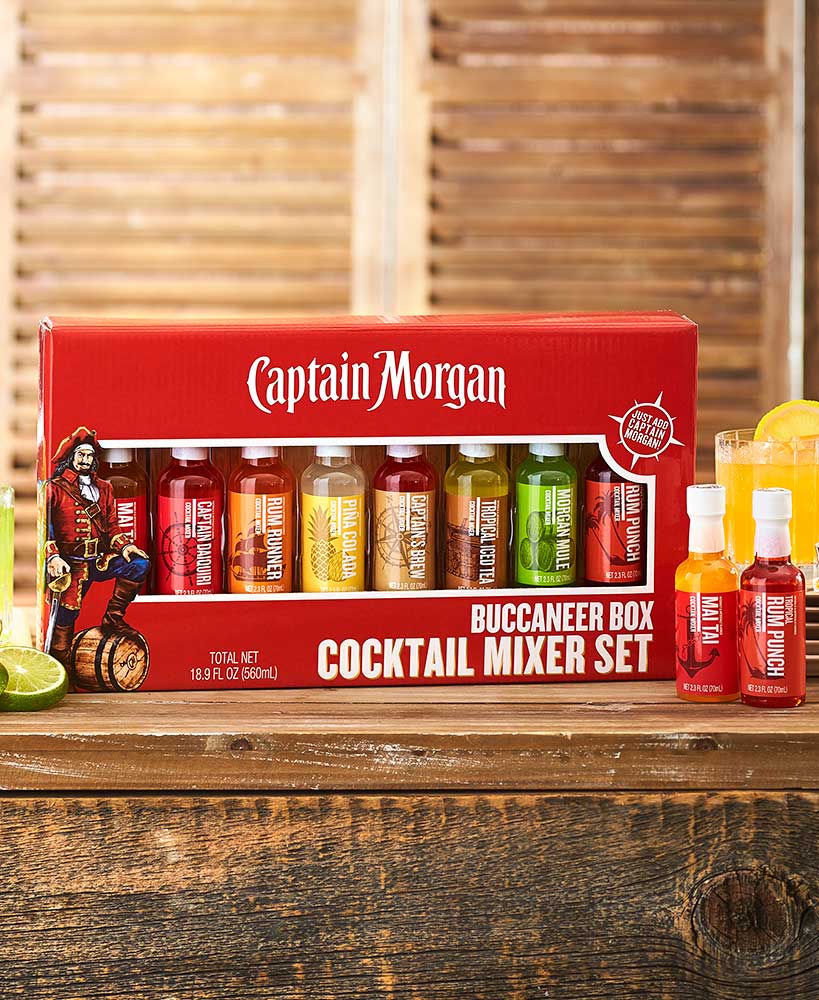 Captain Morgan Cocktail Mixer Gift Set