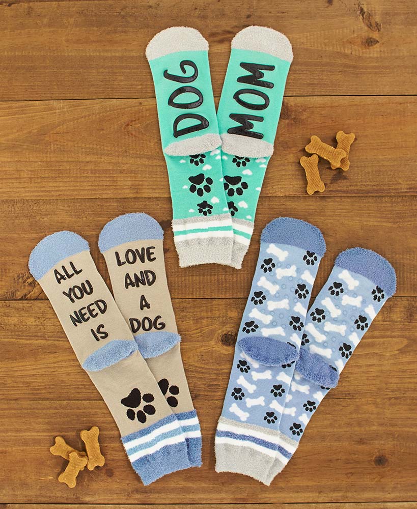 Dog Mom Slipper Socks