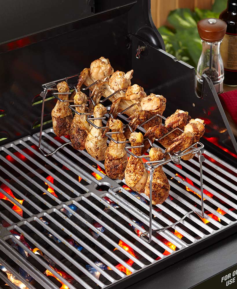 Grilling Recipes - Chicken And Wing Rack
