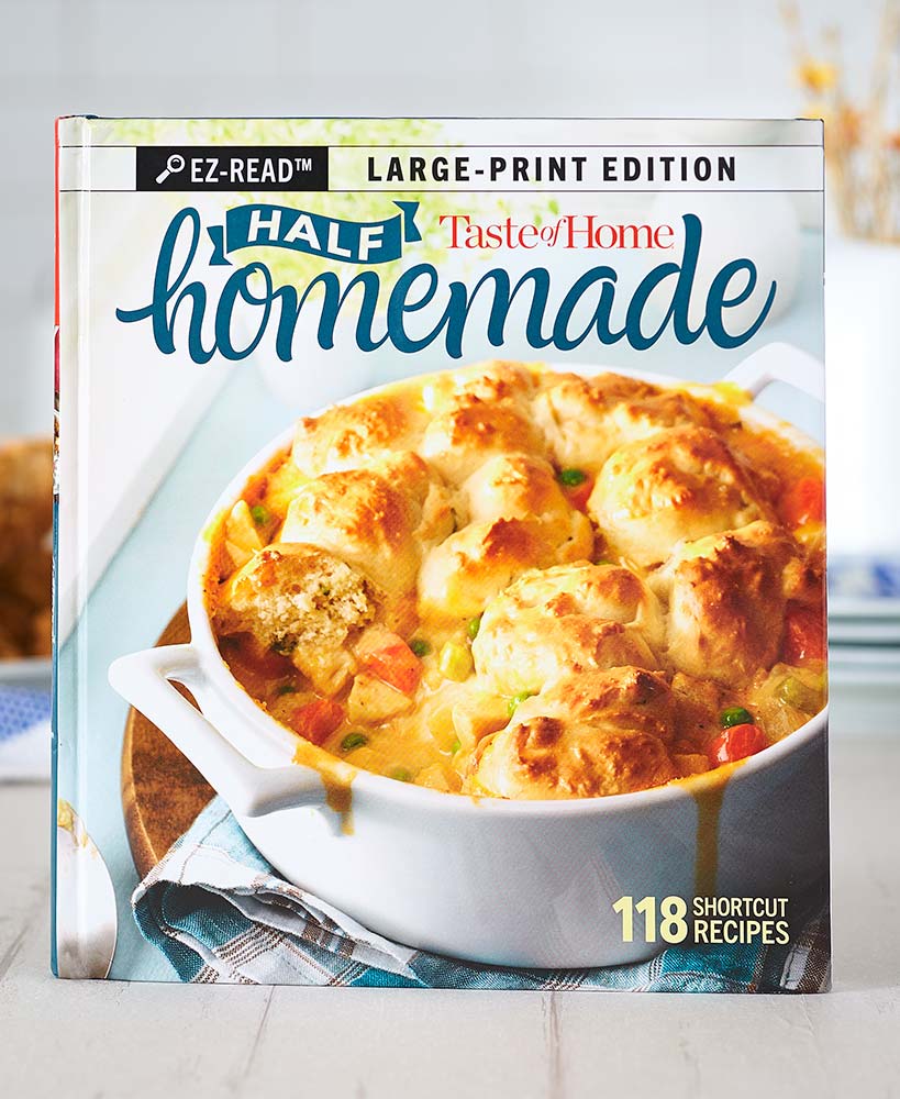 Taste of Home Half Homemade Cookbook