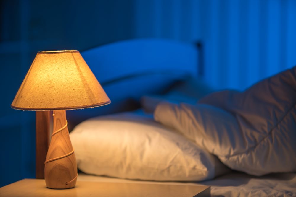 Country Bedroom Ideas - Warm Lighting