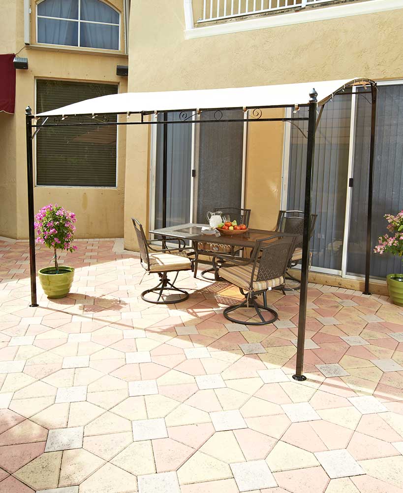 6.5'x4.9' Top Canopy Replacement Sunshade Patio Outdoor Garden Awning Cover 