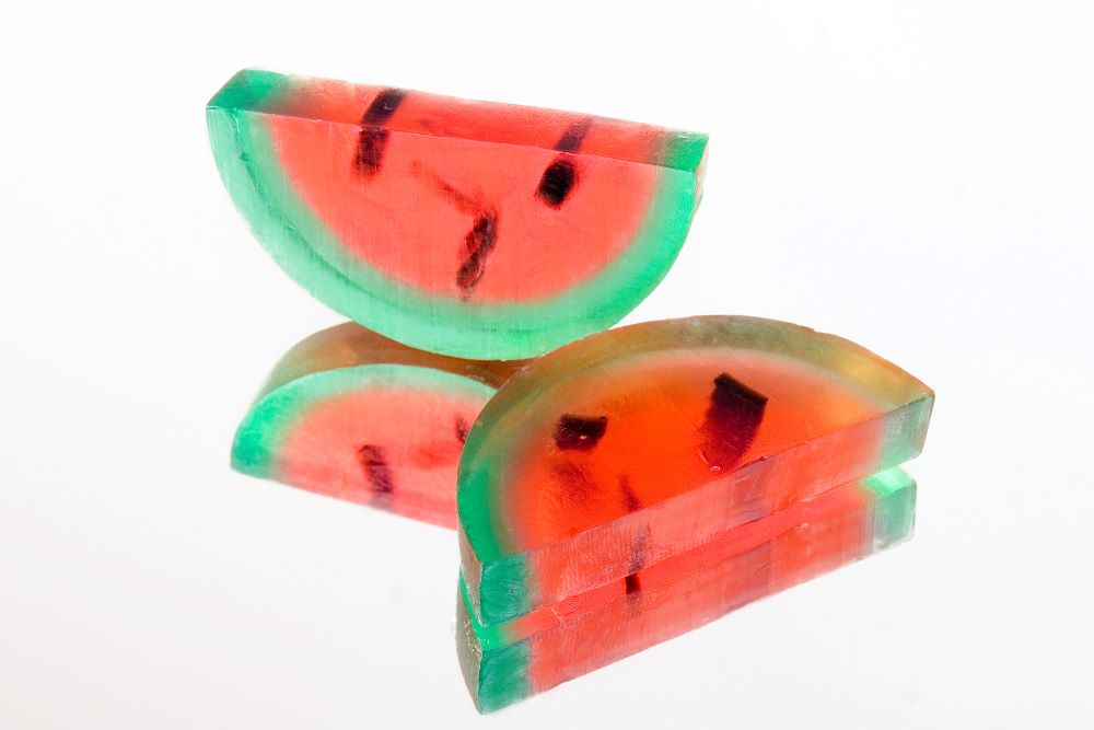 Kids Summer Crafts - Homemade Watermelon Soap With Essential Oils Craft