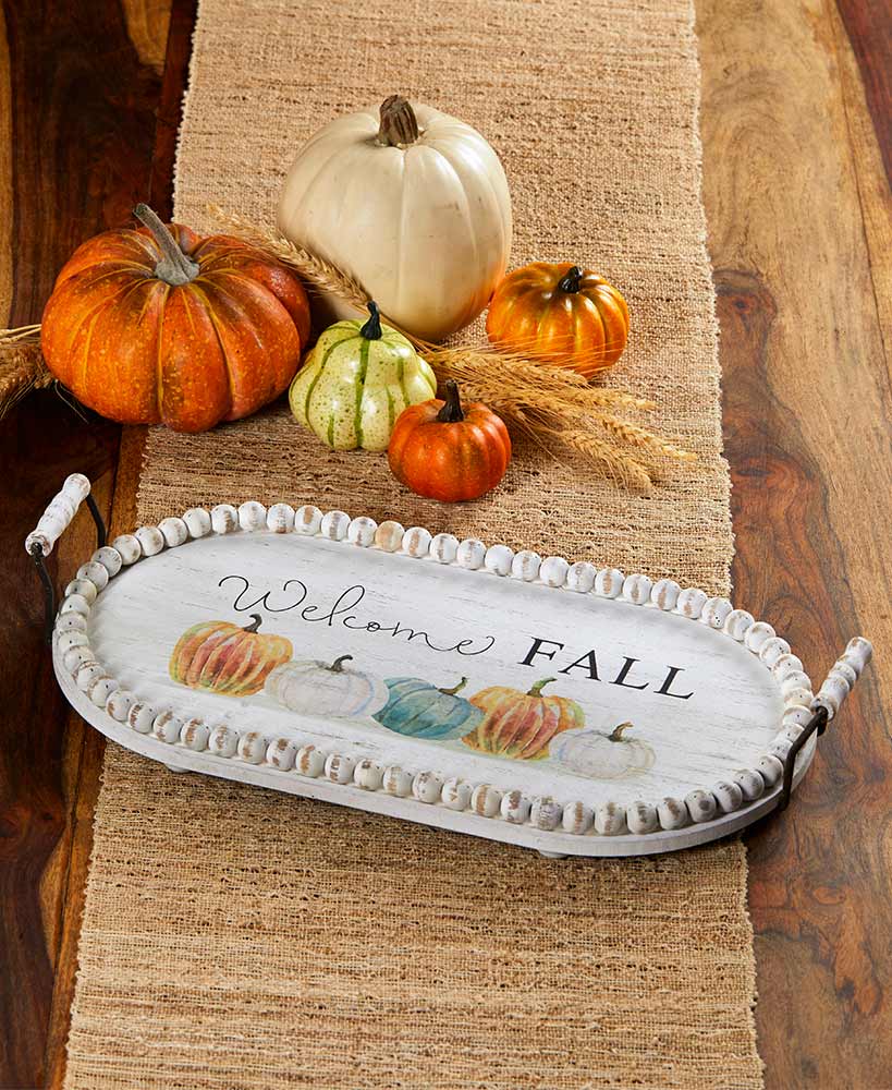 Fall Coffee Table Decor - Harvest Tray