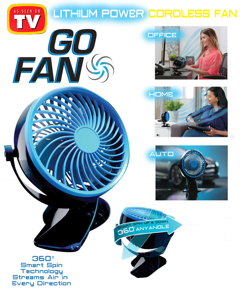 Go Fan™ Cordless Rechargeable Fan