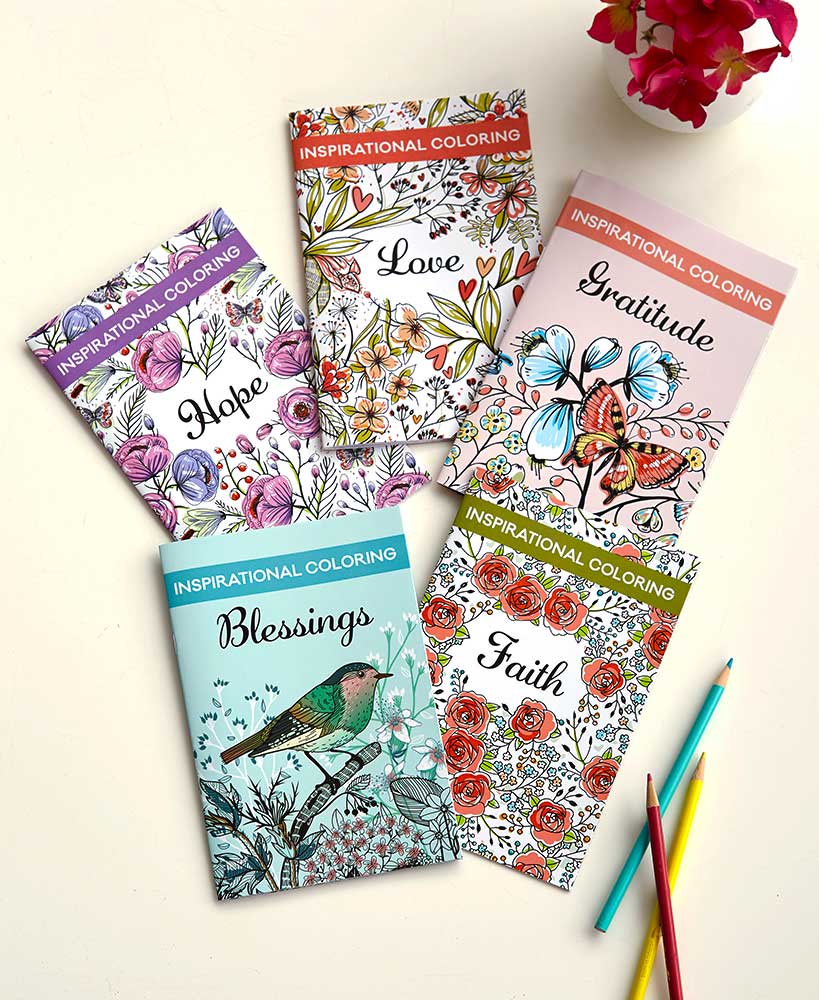 Sets of 5 Coloring Books