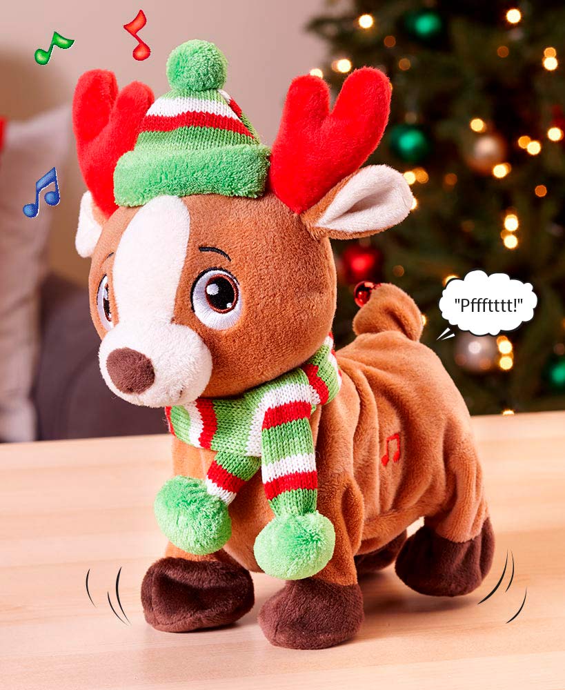 Christmas Gag Gifts - Animated Tooty Rudy Farting Reindeer
