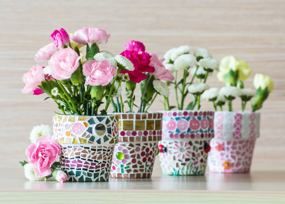 DIY Mosaic Flower Pot