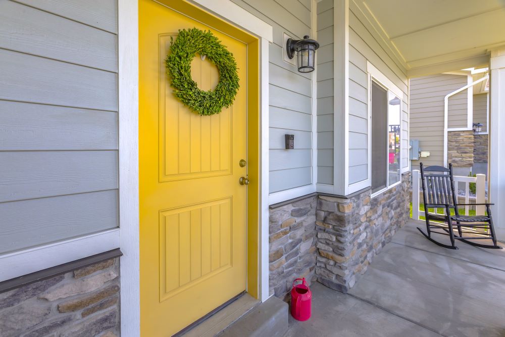 summer home improvement - paint your front door