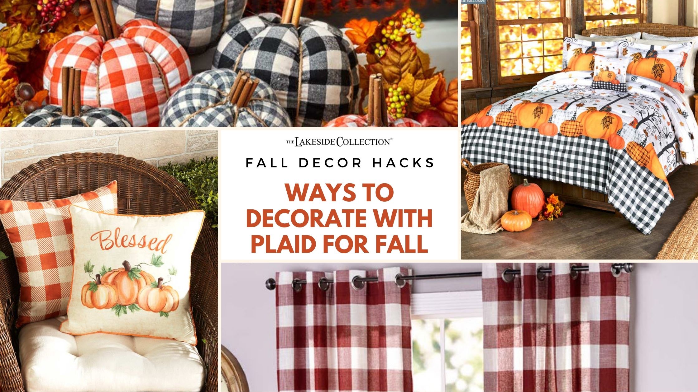 75+Buffalo Plaid Fall Decorations to make this Chilly Season Cozy &  Colorful - Hike n Dip