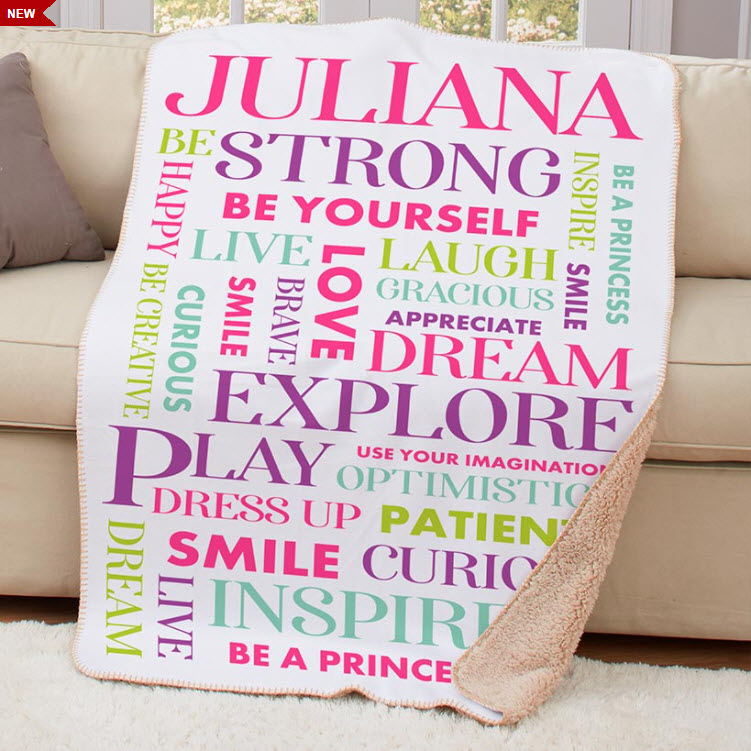 Personalized Inspirational Throws