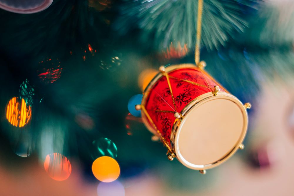 Drum Christmas Ornament
