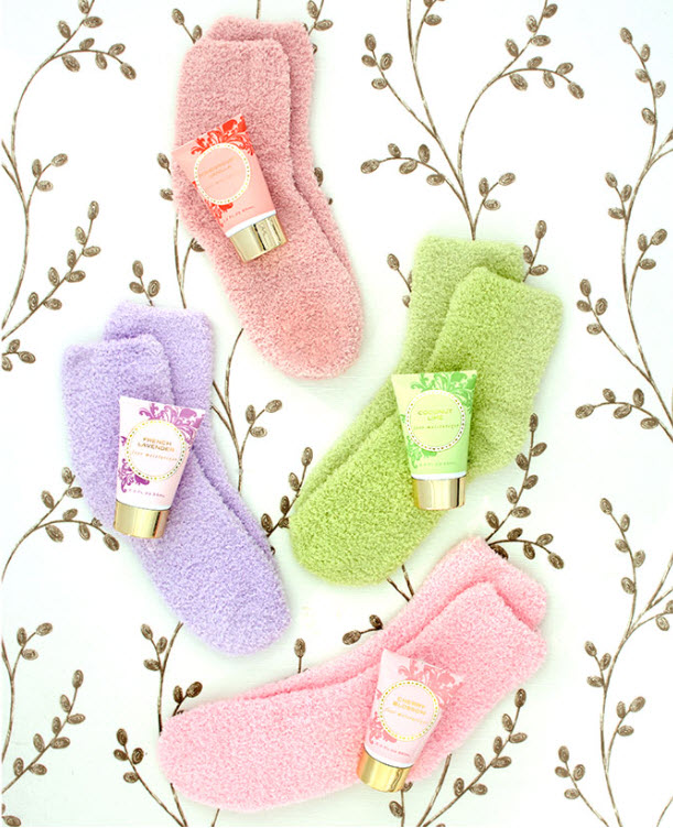 Cozy Sock and Lotion Gift-Boxed Sets