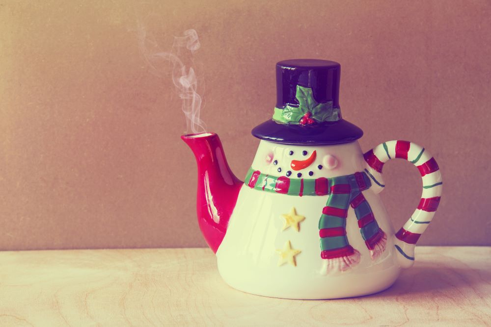 Snowman Christmas Teapot